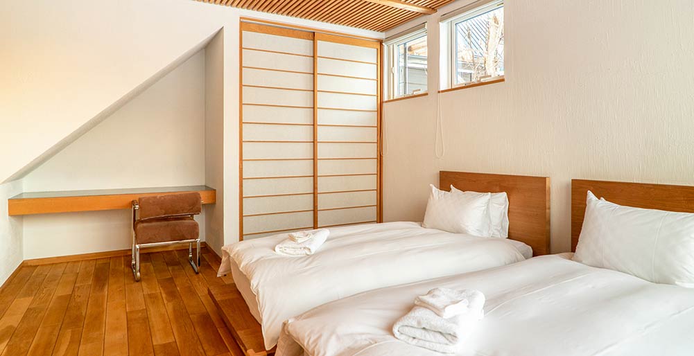 Sekka Ni 3 - Guestroom in twin beds setup